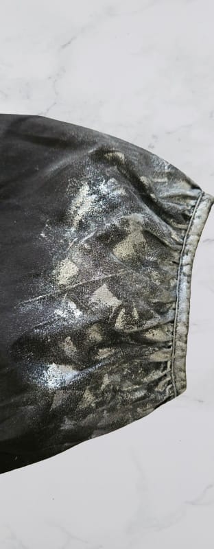 Dress Black puffed sleeves