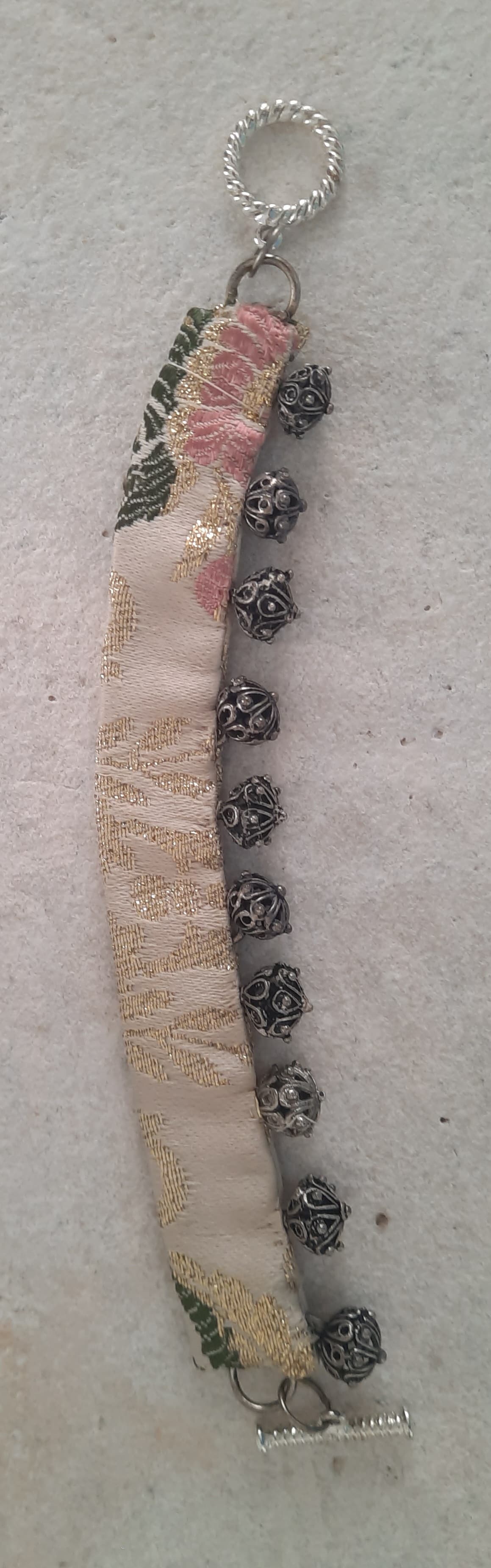 Jewel Bracelet Brocade white