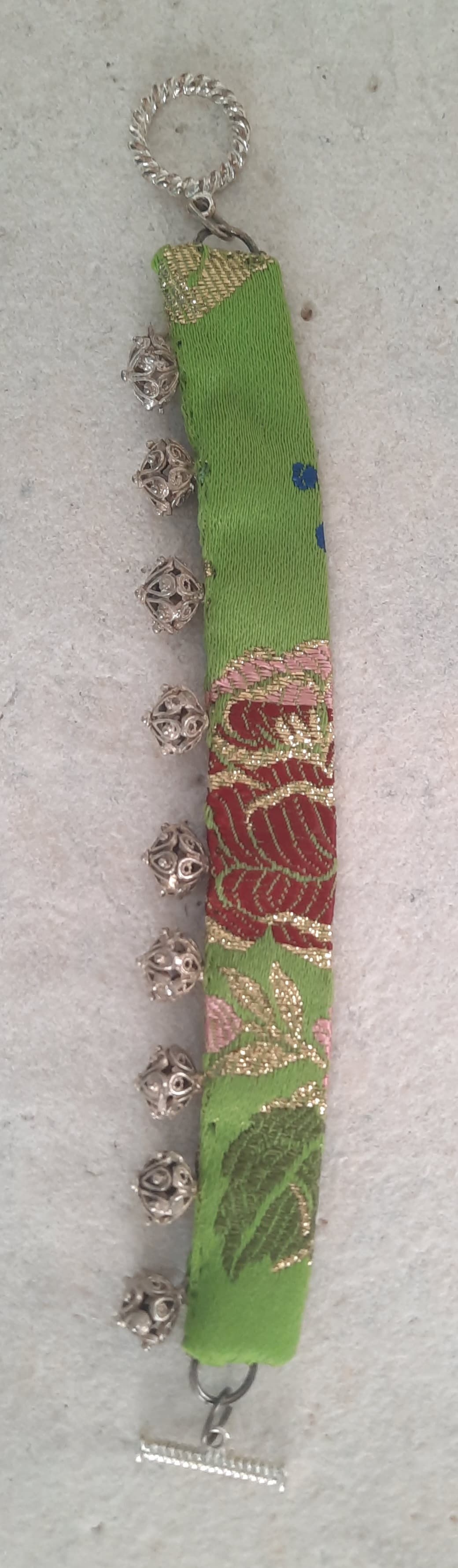 Jewel Bracelet Brocade green