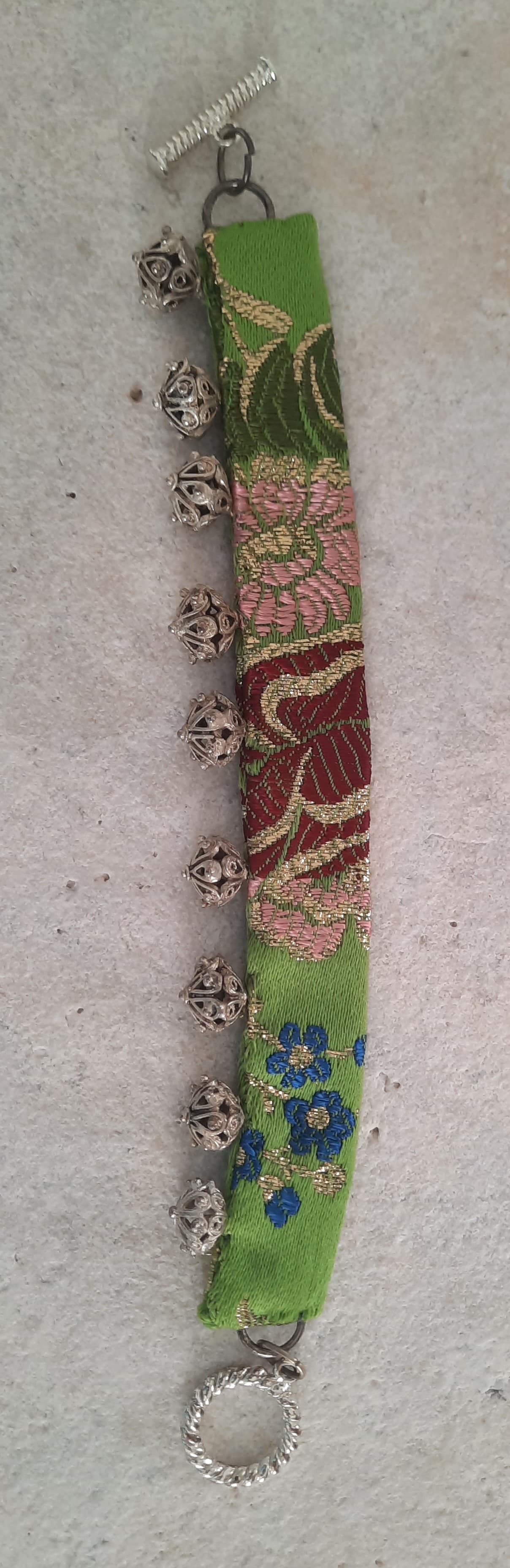 Jewel Bracelet Brocade green