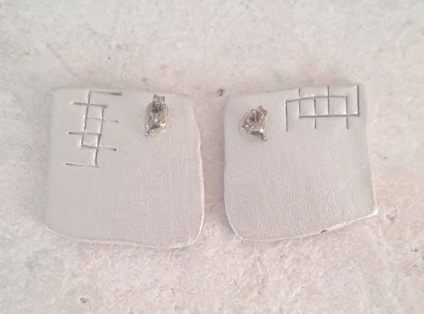 Earrings "Lace" big
