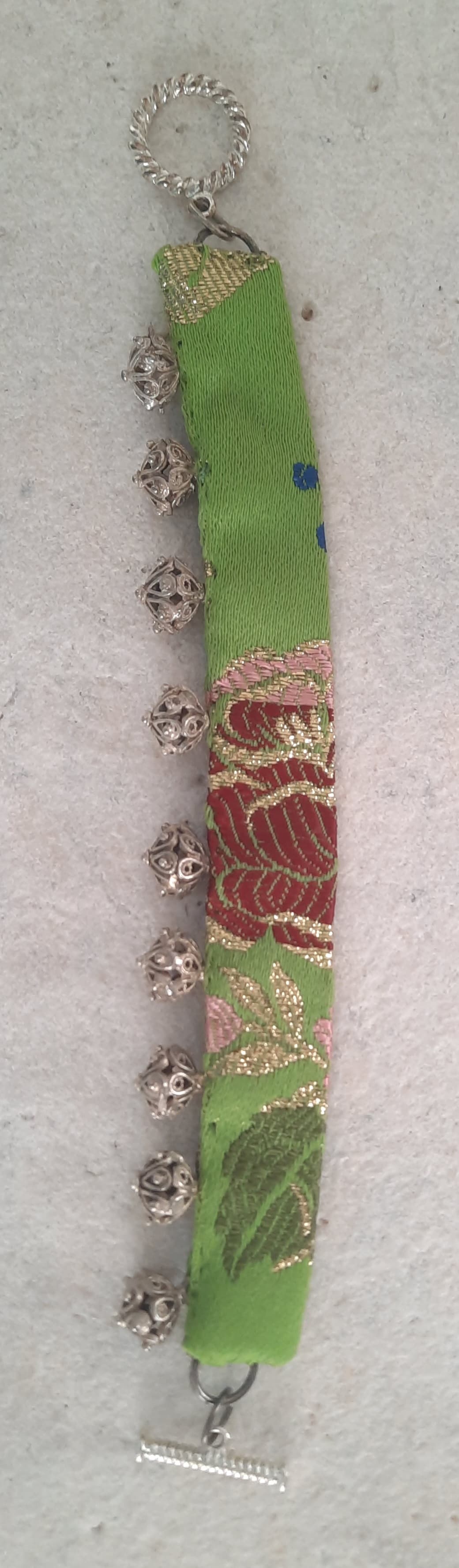 Jewel  Bracelet Brocade green