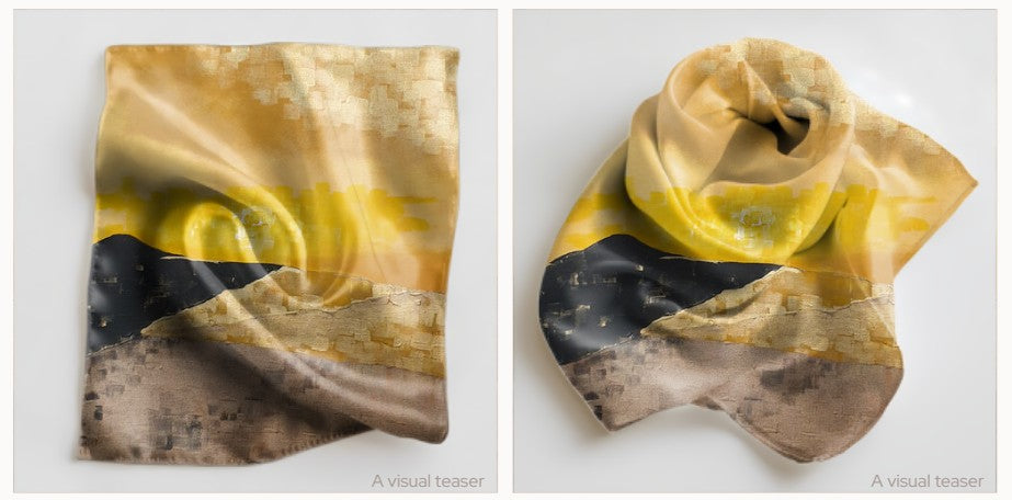 "Art Scarf" - Desert