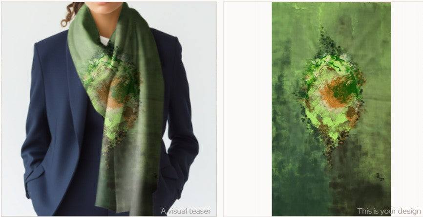 "Art Scarf" - Life