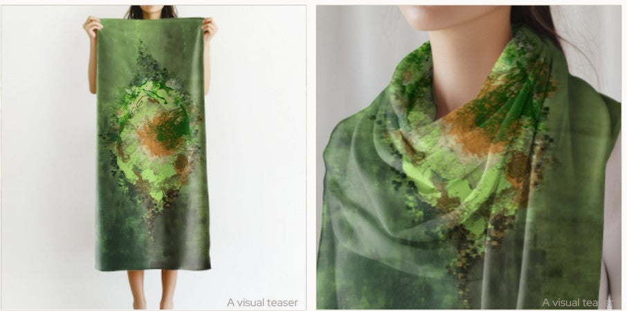 "Art Scarf" - Life