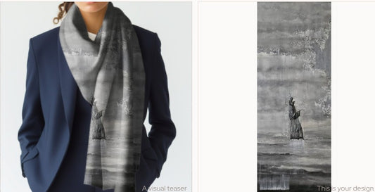 "Art Scarf" -Rain`s Room