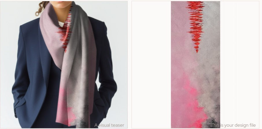 "Art Scarf" -Color`s of a Woman