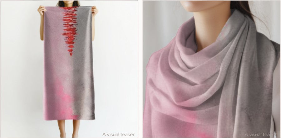 "Art Scarf" -Color`s of a Woman
